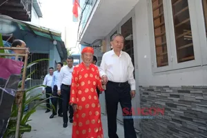 Party Secretary To Lam pays visit to researcher Nguyen Dinh Tu