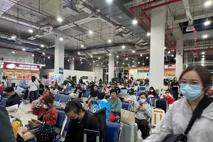 Tan Son Nhat Airport handles over 1,000 flights per day during Tet peak