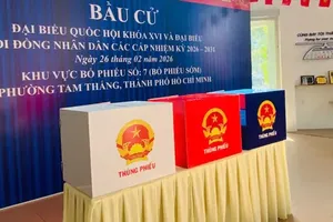 HCMC completes preparations for early voting areas