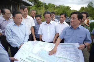 An Giang leaders inspect key infrastructure projects for APEC 2027