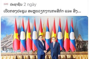Vietnam, Laos step up parliamentary cooperation
