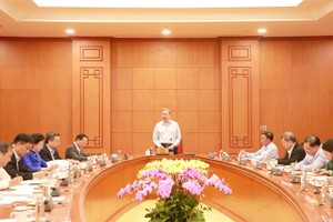Party chief holds working session with Party Central Committee's Office