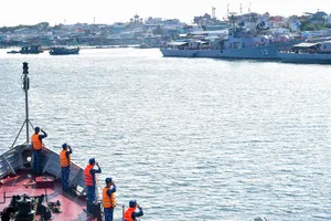 Vietnamese navy ship safely returns after multilateral naval exercise in India