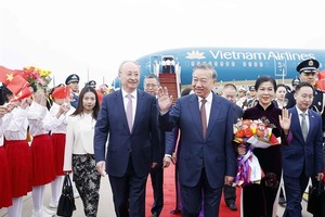 Top Vietnamese leader arrives in Beijing, beginning state visit to China