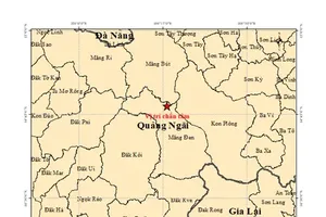Quang Ngai records six earthquakes on May 11