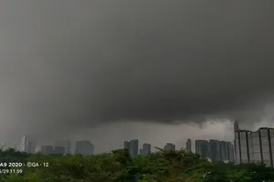 Low-pressure trough over southern waters influences weather in South