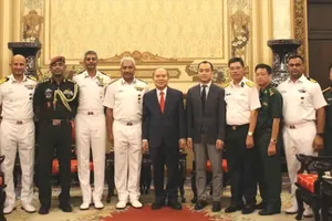 HCMC leaders receive Commander of Indian Navy’s Eastern Fleet