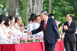 General Secretary To Lam attends Ho Chi Minh City's 50th anniversary ceremony