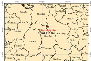 3.0-magnitude earthquake strikes Quang Ngai Province
