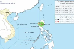 Tropical depression forms over East Sea