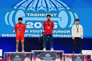 Vietnamese weightlifters win four more gold medals at 2026 Asian Championships