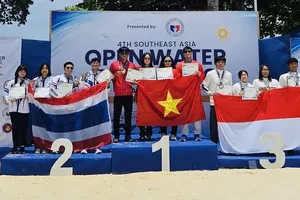 Vietnam wins 2 more golds at 2026 Southeast Asian Open Water Championships