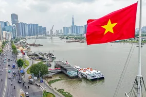 Ho Chi Minh City streets adorned with flags to celebrate National Day