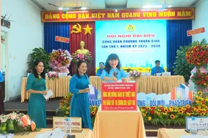 Nhiều hoạt động chăm lo cho đoàn viên, người lao động