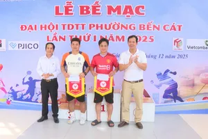Bế mạc Đại hội Thể thao phường Bến Cát lần thứ I năm 2025