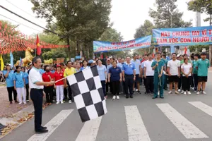 Sôi nổi hưởng ứng Ngày chạy Olympic vì sức khỏe toàn dân