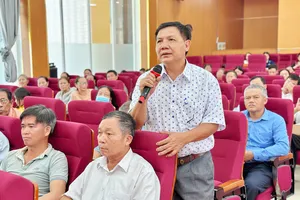 Cử tri kiến nghị sớm xử lý các điểm ngập nước trong mùa mưa