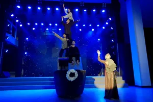 Tác phẩm múa "Con đường trên biển", tác giả kịch bản: Lê Văn Hải, tác phẩm đạt giải B. Ảnh: THÚY BÌNH