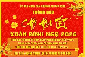 Đường hoa Tết phường An Phú Đông – Xuân Bính Ngọ 2026