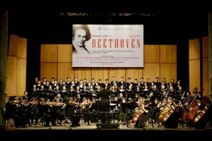 Đêm nhạc Beethoven’s Symphony No.9. Ảnh: THÚY BÌNH