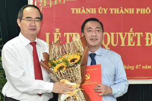 Đồng chí Phạm Thành Kiên làm Bí thư Quận ủy quận 3