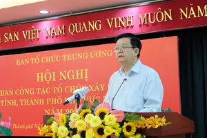 Giao ban công tác tổ chức xây dựng Đảng 21 tỉnh, thành phố khu vực phía Nam năm 2022  ​