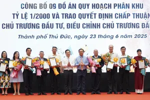 TP Thủ Đức công bố 9 Đồ án quy hoạch phân khu, tạo nền tảng phát triển giai đoạn mới