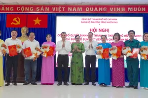 Phường Tăng Nhơn Phú được bổ sung 10 đồng chí vào Ban Chấp hành Đảng bộ phường