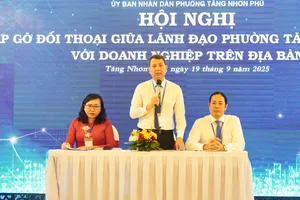 Phường tổ chức đối thoại với doanh nghiệp trên địa bàn