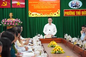 Rà soát, bổ sung các chỉ tiêu nhiệm vụ theo Nghị quyết Đại hội Đảng bộ TPHCM lần I