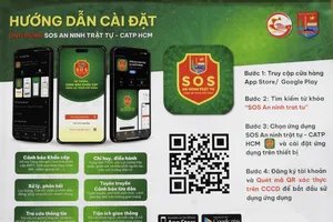 SOS an ninh trật tự: Báo tin tức thời, xác định chính xác hiện trường
