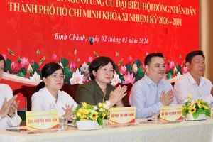 Cử tri xã Bình Chánh gửi trọn niềm tin vào ứng cử viên đại biểu HĐND TPHCM