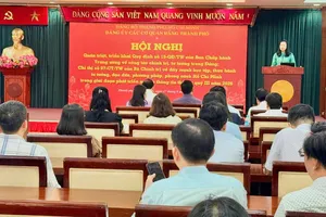 Đảng ủy các cơ quan Đảng TPHCM quán triệt Quy định 19 và Chỉ thị 07