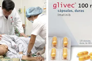 Bệnh viện Truyền máu - Huyết học TPHCM đã nhận thuốc ung thư viện trợ Glivec