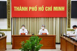 2 Phó Chủ tịch UBND TPHCM Dương Anh Đức và Ngô Minh Châu chủ trì cuộc họp  ​