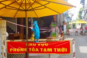 Một điểm cách ly trên địa bàn quận Tân Bình, TPHCM