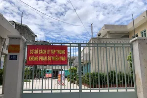 Khu cách ly y tế tập trung số 2 của quận Gò Vấp đặt tại Trung tâm Bồi dưỡng chính trị quận