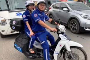 TPHCM huy động 20 xe cấp cứu 2 bánh phục vụ công tác y tế dịp đại lễ