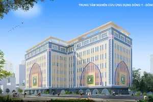 Phối cảnh Trung tâm nghiên cứu ứng dụng Đông y - Đông dược