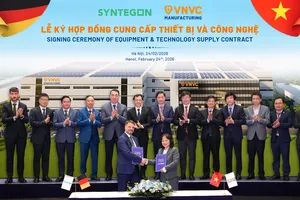 Toàn cảnh buổi ký kết