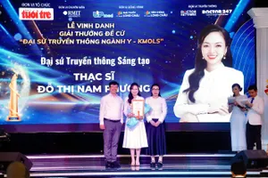 ThS Đỗ Thị Nam Phương, Bệnh viện Đại học Y Dược TPHCM được vinh danh đề cử Đại sứ truyền thông sáng tạo