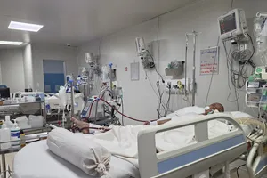 Người bệnh mắc sốt xuất huyết nặng điều trị tại Bệnh viện Bệnh Nhiệt đới 
