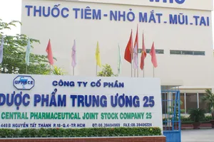 Công ty Cổ phần Dược phẩm TW25 bị xử phạt vì kê khai không đúng giá bán