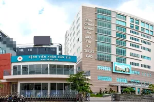 Một góc cơ sở Bệnh viện Nhân dân 115