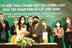 Lễ ký kết thỏa thuận hợp tác chiến lược giữa tập đoàn PAN và C.P. Việt Nam