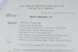 Quảng Ngãi: Công ty nợ lương gần 5 năm chưa trả