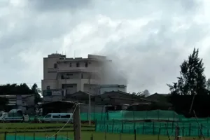 Cháy khách sạn ở Lý Sơn