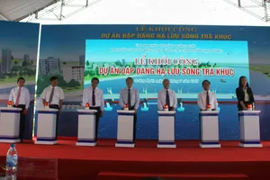 Quảng Ngãi: Khởi công Dự án Đập dâng hạ lưu sông Trà Khúc