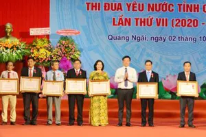 Quảng Ngãi tôn vinh các điển hình tiên tiến trong phong trào thi đua yêu nước