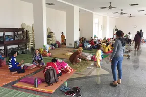 3 huyện miền núi tỉnh Quảng Ngãi trong vùng sạt lở di dời dân trước 17 giờ ngày 3-11